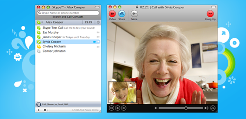 Skype Video Screenshot