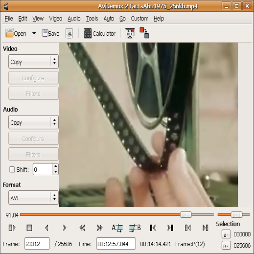 avidemux video editing software windows